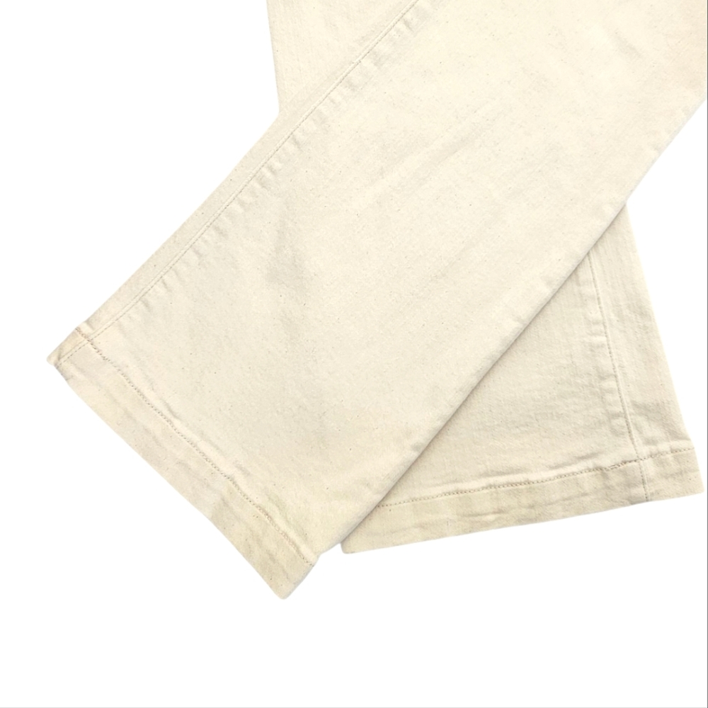 Madewell Women's Mid Rise Kick Out Crop Jeans in Creamy Vintage Canvas - Picture 8 of 12